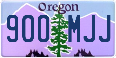 OR license plate 900MJJ