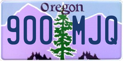 OR license plate 900MJQ