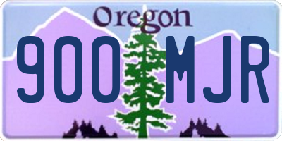 OR license plate 900MJR