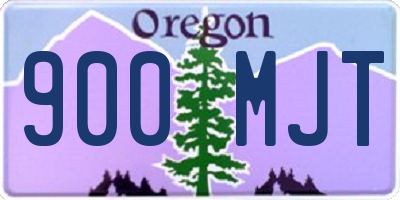 OR license plate 900MJT