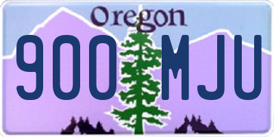 OR license plate 900MJU