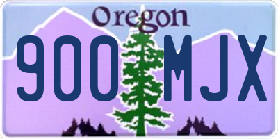 OR license plate 900MJX