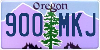 OR license plate 900MKJ