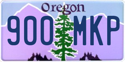 OR license plate 900MKP