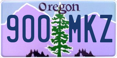 OR license plate 900MKZ