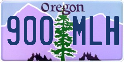 OR license plate 900MLH