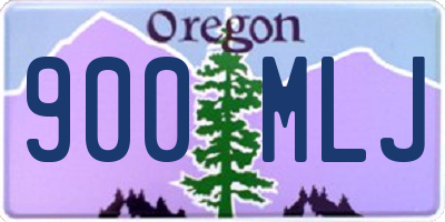 OR license plate 900MLJ