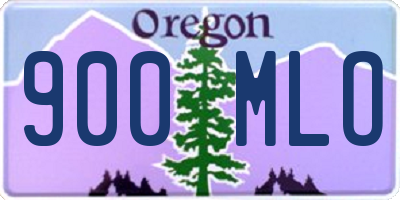 OR license plate 900MLO