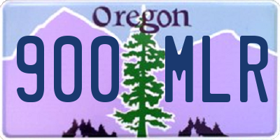 OR license plate 900MLR
