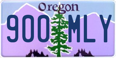 OR license plate 900MLY