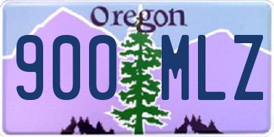 OR license plate 900MLZ