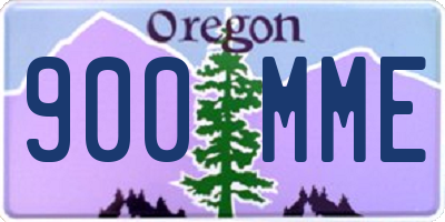 OR license plate 900MME