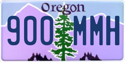 OR license plate 900MMH