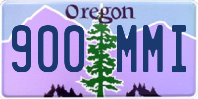 OR license plate 900MMI