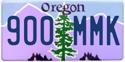 OR license plate 900MMK