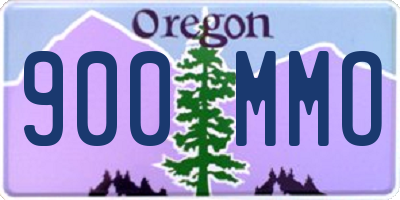 OR license plate 900MMO