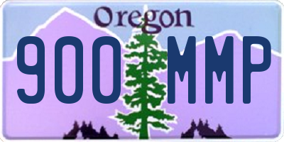 OR license plate 900MMP