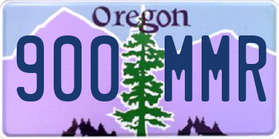 OR license plate 900MMR