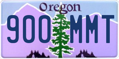 OR license plate 900MMT