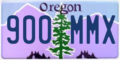 OR license plate 900MMX