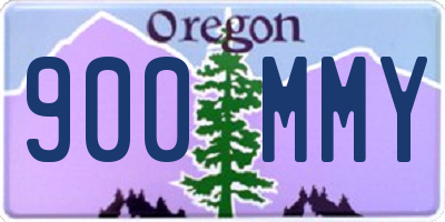 OR license plate 900MMY
