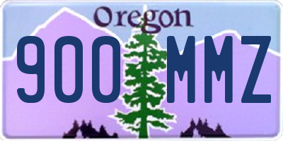 OR license plate 900MMZ