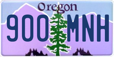 OR license plate 900MNH