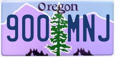 OR license plate 900MNJ