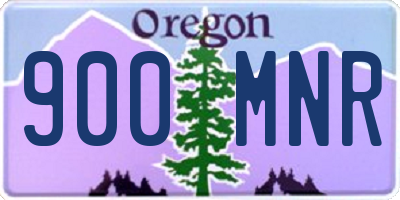 OR license plate 900MNR