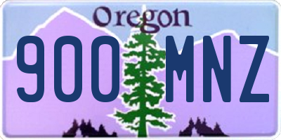 OR license plate 900MNZ
