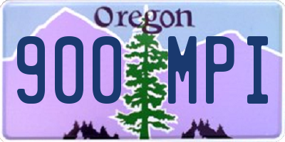 OR license plate 900MPI