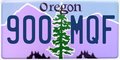 OR license plate 900MQF