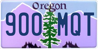 OR license plate 900MQT