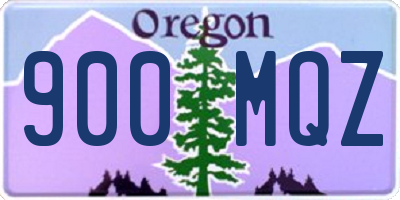 OR license plate 900MQZ