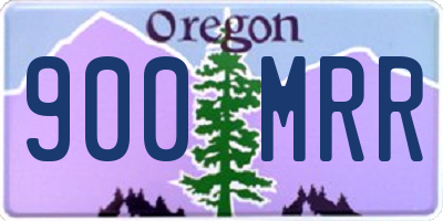 OR license plate 900MRR