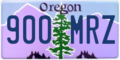 OR license plate 900MRZ