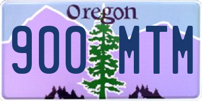 OR license plate 900MTM