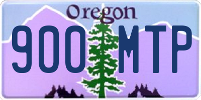 OR license plate 900MTP