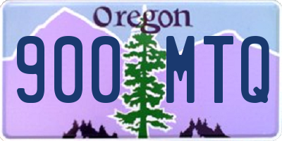 OR license plate 900MTQ