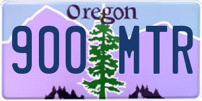 OR license plate 900MTR