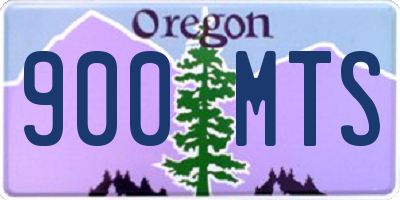 OR license plate 900MTS