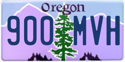 OR license plate 900MVH