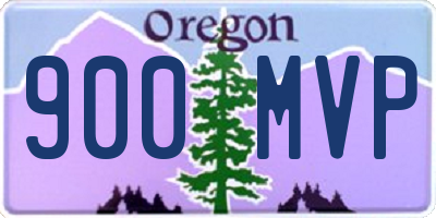 OR license plate 900MVP