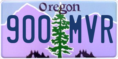 OR license plate 900MVR