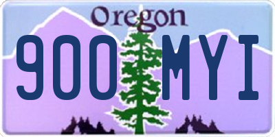 OR license plate 900MYI