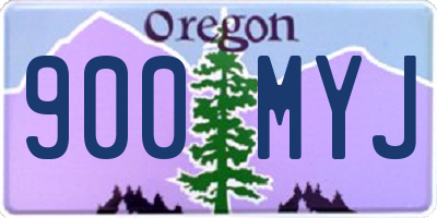 OR license plate 900MYJ