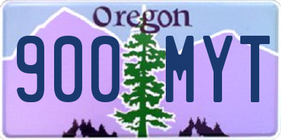 OR license plate 900MYT
