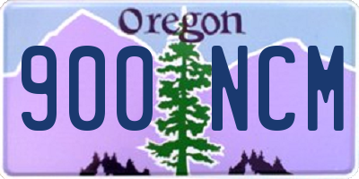 OR license plate 900NCM