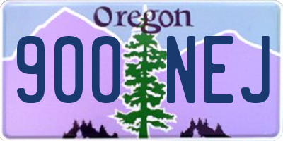 OR license plate 900NEJ