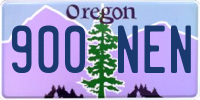OR license plate 900NEN